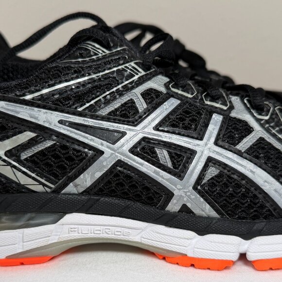 ASICS GT-2000 2 Lite-Show Men’s Running Shoes Black/Lite/Flash Orange Size 9 NEW - Picture 7 of 16